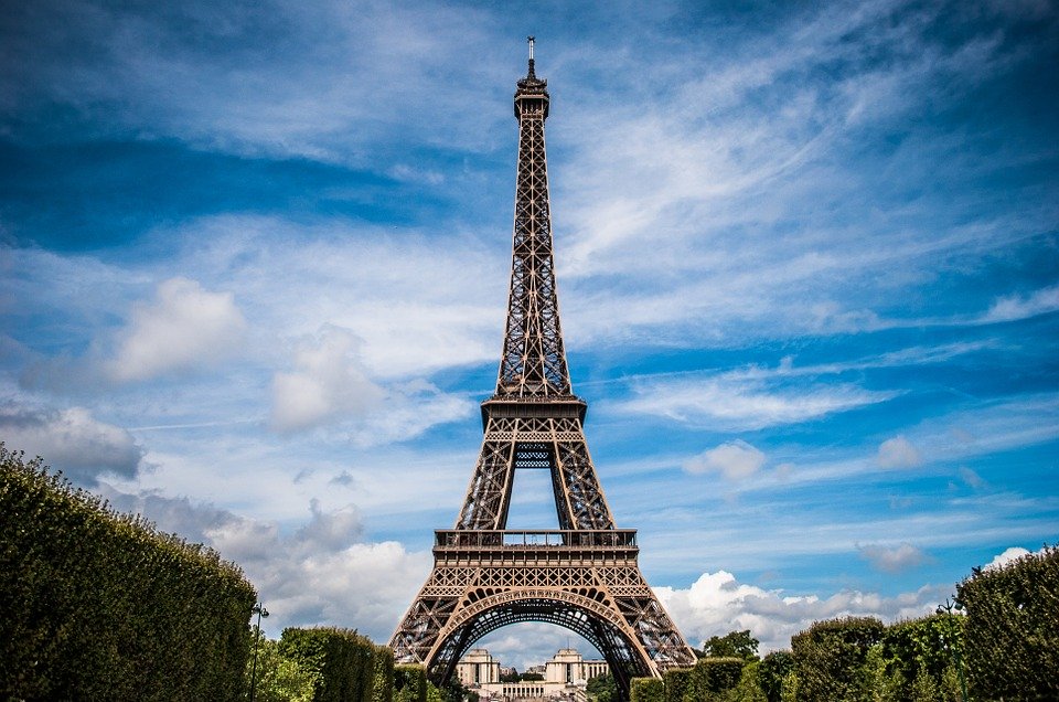 Wieża Eiffla, Francja, Paryż, Krajobraz, Architektura