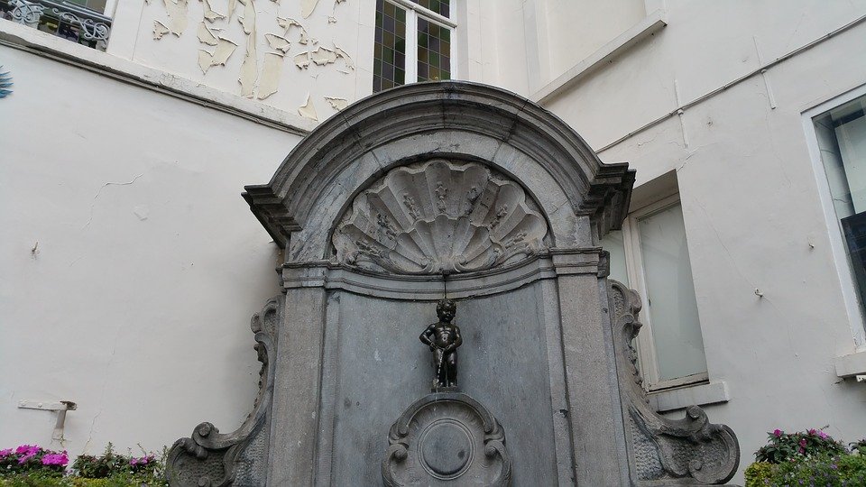 Manneken Pis, Belgia, Bruksela, Landmark, Pomnik