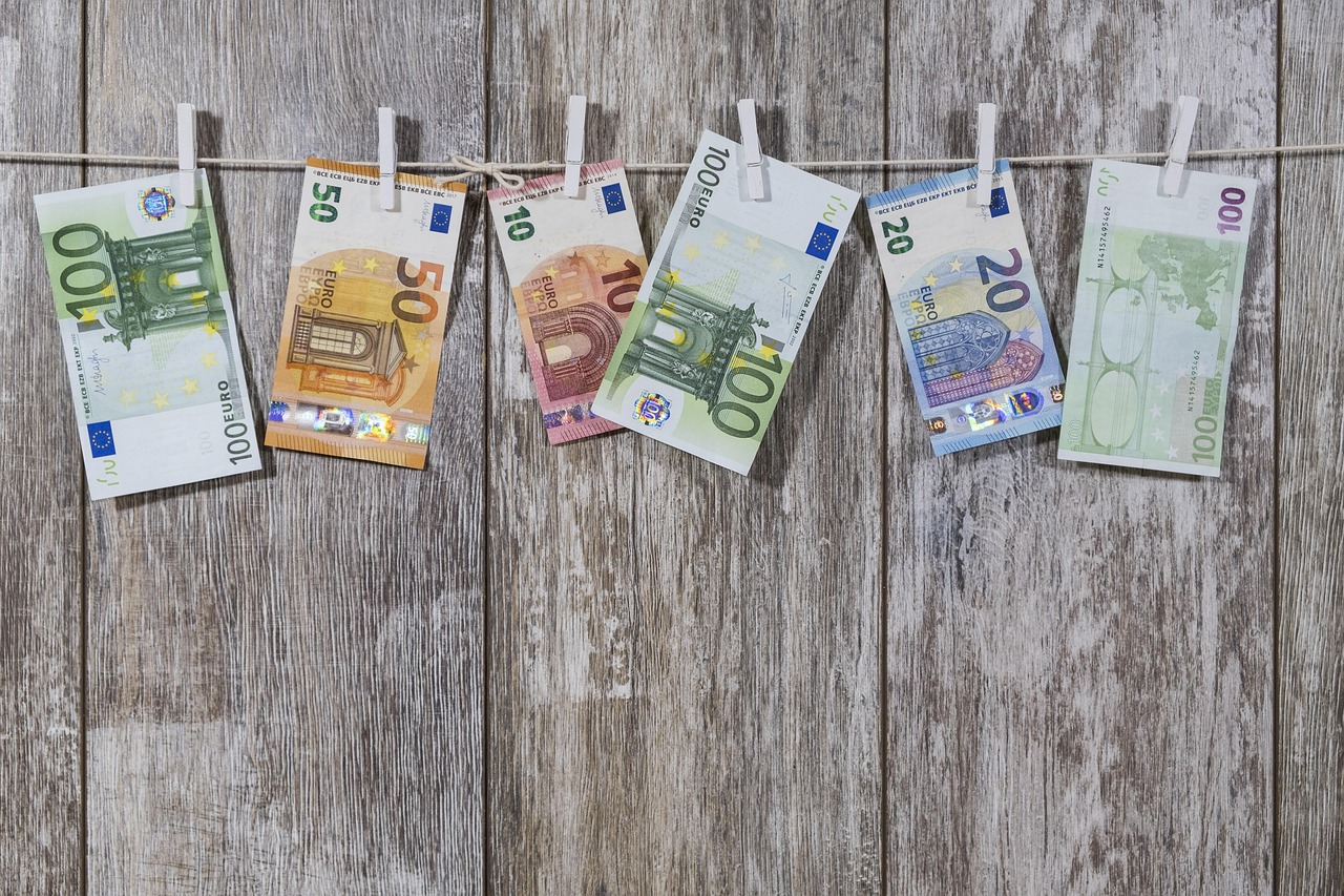 Euro, Banknoty, Pieniądze, Prezent